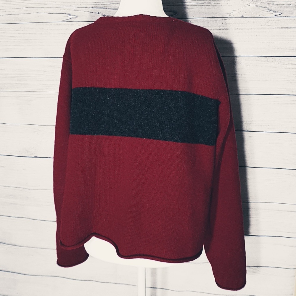 Newton Trading  100% Wool Sweater Cardigan - Picture 2 of 8